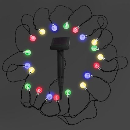 LED RGB Solar light 20xLED/1,2V 300 mAh IP44