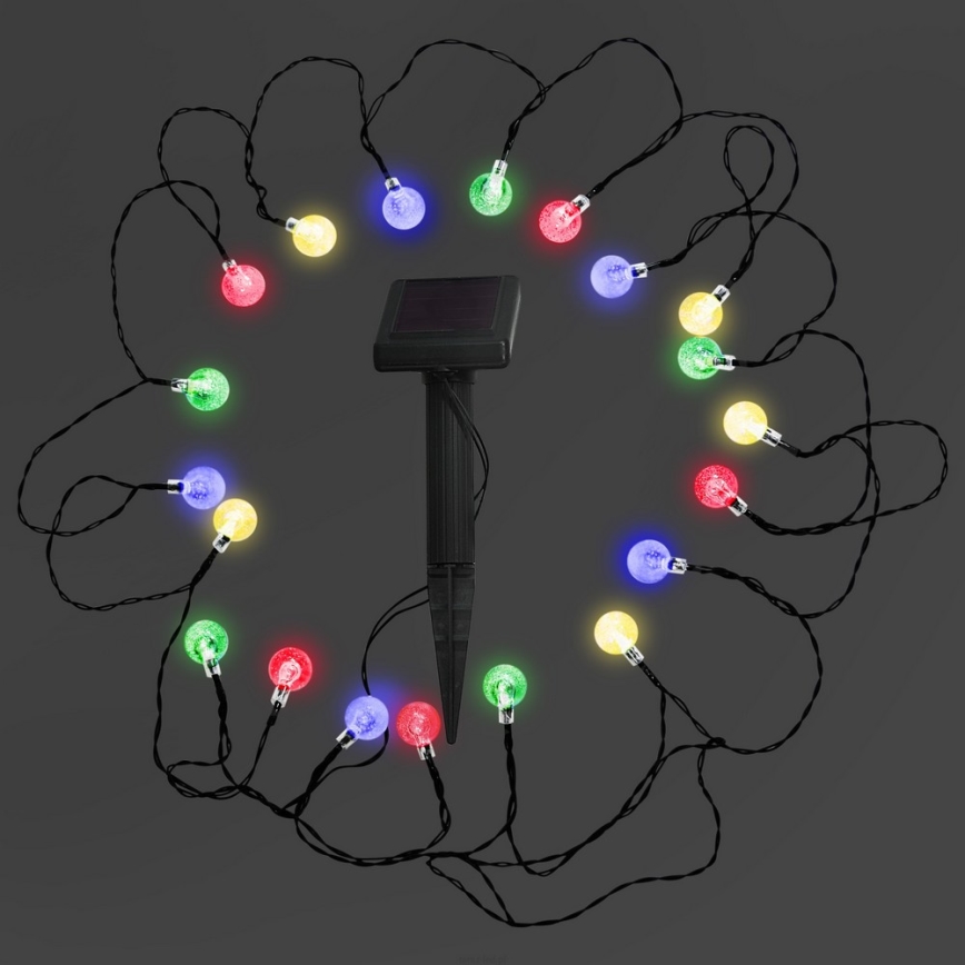 LED RGB Solar light 20xLED/1,2V 300 mAh IP44