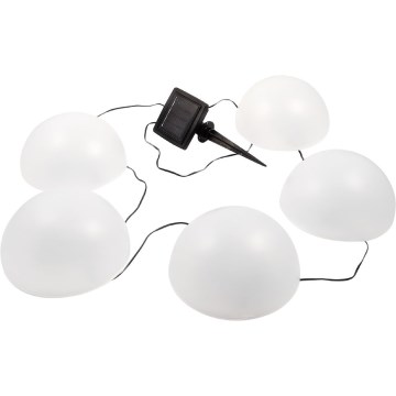 LED RGB Solar light HEMI LED/0,1W/1,2V 600 mAh IP44 white