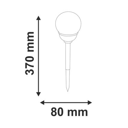 LED RGB Solar light LED/0,04W/1,2V IP44