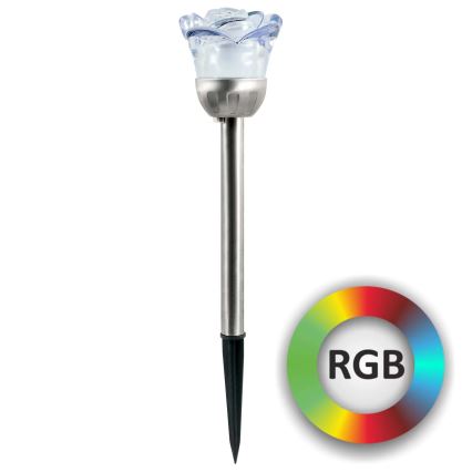 LED RGB Solar light ROSE LED/1,2V 100 mAh IP44