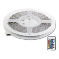 LED RGB strip 5 m LED/72W/230V + remote control