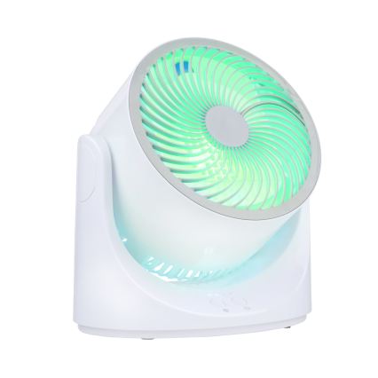 LED RGB Table Fan with Mist Effect 5V