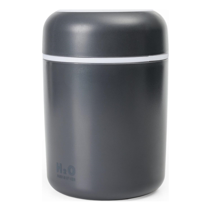 LED RGB Ultrasonic aroma diffuser and air humidifier LED/2W 300ml black