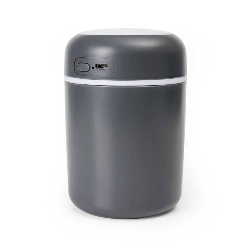 LED RGB Ultrasonic aroma diffuser and air humidifier LED/2W 300ml black