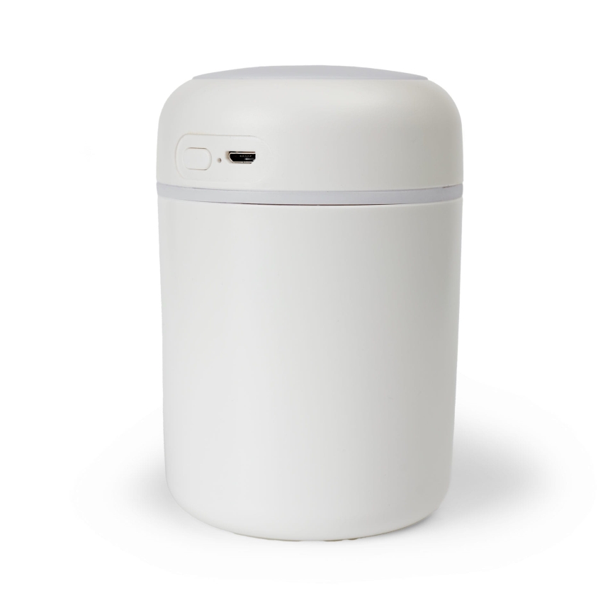 LED RGB Ultrasonic aroma diffuser and air humidifier LED/2W 300ml white