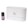 LED RGB Ultrasonic aroma diffuser and air humidifier with a backlight 180ml white