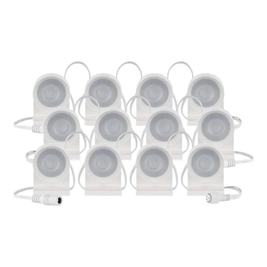 LED RGBIC+CCT Decorative chain with spotlighting GoSmart 12xLED/7W/230V 255 cm Wi-Fi Tuya