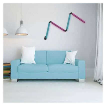 LED RGBIC Dimmable floor lamp GoSmart LED/20W/230V 2700K Wi-Fi Tuya