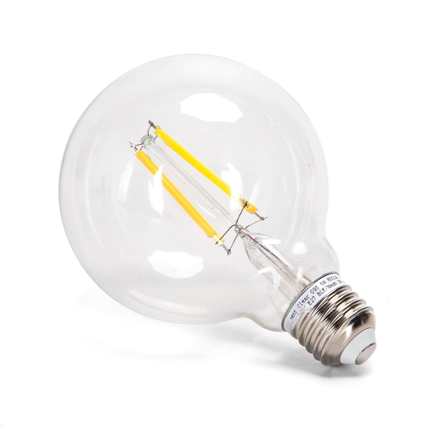 LED RGBW Dimmable bulb FILAMENT MESH Smart G95 E27/4,9W/230V 2700K - Aigostar