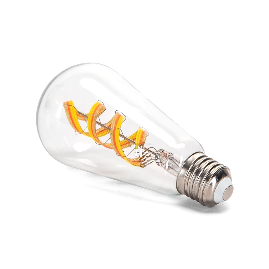 LED RGBW Dimmable bulb FILAMENT MESH Smart ST64 E27/4,9W/230V 2700-6500K - Aigostar