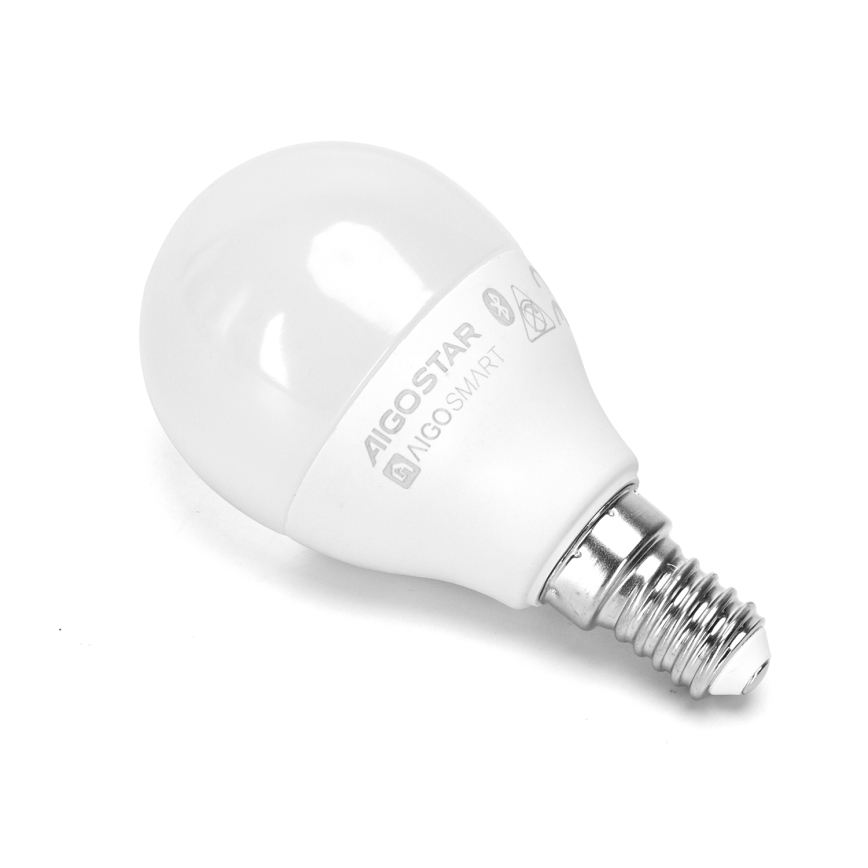 LED RGBW Dimmable bulb G45 E14/4,9W/230V 2700-6500K - Aigostar