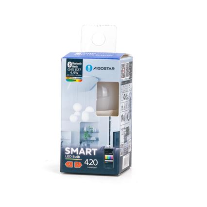 LED RGBW Dimmable bulb MESH Smart G45 E27/4,9W/230V 2700-6500K - Aigostar