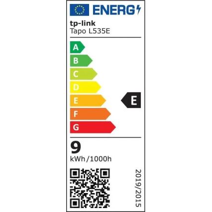 LED RGBW Dimmable Bulb MATTER A60 E27/8.6W/230V 2500-6500K Wi-Fi - TP-Link