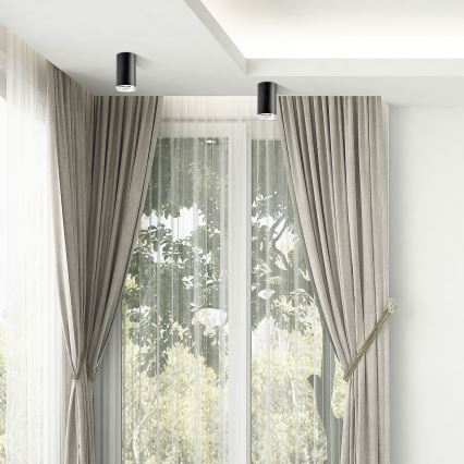 LED RGBW Dimmable Bathroom Spotlight TURYN 1xGU10/6.5W/230V 3000K Wi-Fi IP44 Black