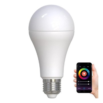 LED RGBW Dimmable bulb A60 E27/15W/230V 2700-6500K Wi-Fi Tuya