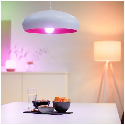 LED RGBW Dimmable bulb A60 E27/8,5W/230V 2200-6500K  CRI 90 Wi-Fi + remote control - WiZ