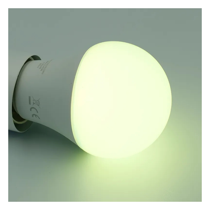 LED RGBW Dimmable bulb A60 E27/9W/230V 2700-6500K Wi-Fi Tuya