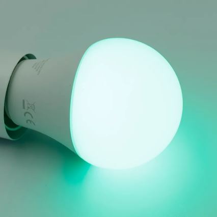 LED RGBW Dimmable bulb A60 E27/9W/230V 2700-6500K Wi-Fi Tuya