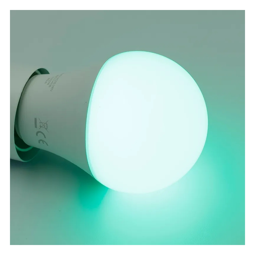 LED RGBW Dimmable bulb A60 E27/9W/230V 2700-6500K Wi-Fi Tuya