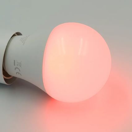 LED RGBW Dimmable bulb A60 E27/9W/230V 2700-6500K Wi-Fi Tuya