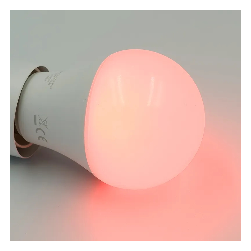 LED RGBW Dimmable bulb A60 E27/9W/230V 2700-6500K Wi-Fi Tuya