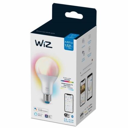 LED RGBW Dimmable bulb A67 E27/13W/230V 2200-6500K CRI 90 Wi-Fi -WiZ