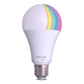 LED RGBW Dimmable bulb A70 E27/14W/230V 2700-6500K Wi-Fi Tuya