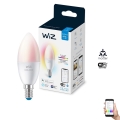 LED RGBW Dimmable bulb C37 E14/4,9W/230V 2200-6500K CRI 90 Wi-Fi -WiZ
