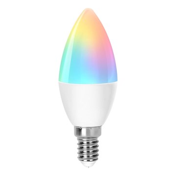 LED RGBW Dimmable bulb C37 E14/4,9W/230V 2700-6500K - Aigostar