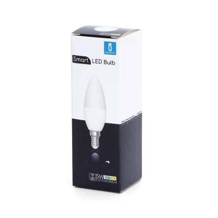 LED RGBW Dimmable bulb C37 E14/5W/230V 3000-6500K Wi-Fi - Aigostar