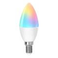 LED RGBW Dimmable bulb C37 E14/6,5W/230V 2700-6500K - Aigostar