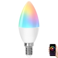 LED RGBW Dimmable bulb C37 E14/6,5W/230V 2700-6500K Wi-Fi - Aigostar