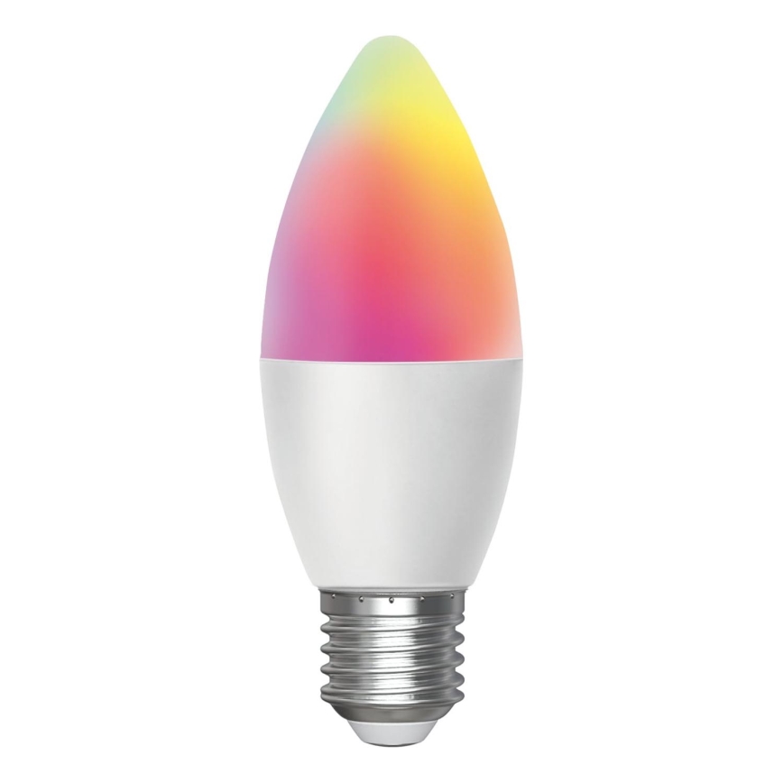 LED RGBW Dimmable bulb C37 E27/4,9W/230V 2700-6500K - Aigostar