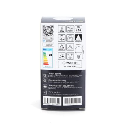LED RGBW Dimmable bulb G45 E14/5W/230V 3000-6500K Wi-Fi - Aigostar
