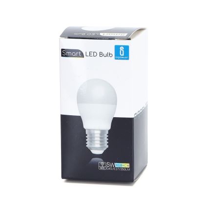 LED RGBW Dimmable bulb G45 E27/5W/230V 3000-6500K Wi-Fi - Aigostar