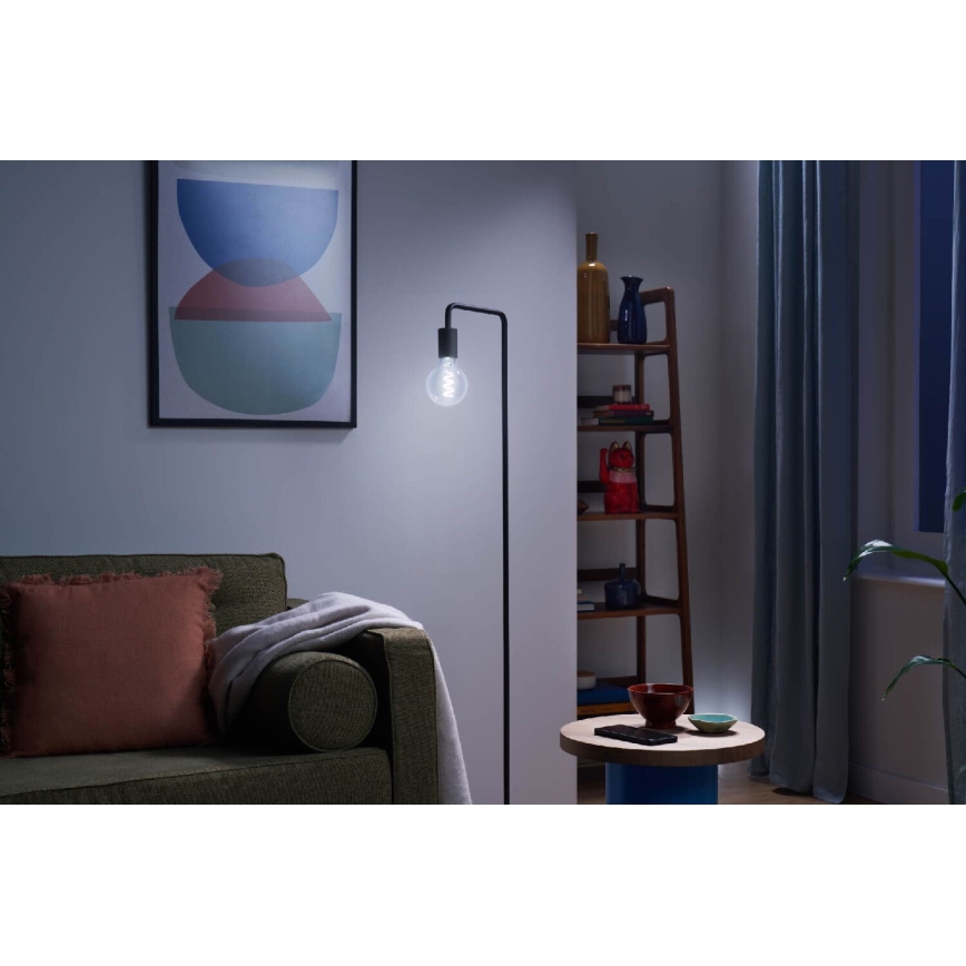 LED RGBW Dimmable bulb G95 E27/6,3W/230V 2200-6500K Wi-Fi - WiZ
