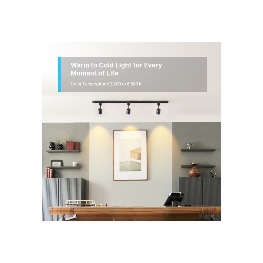 LED RGBW Dimmable Bulb GU10/3.7W/230V 2200-6500K Wi-Fi - TP-Link