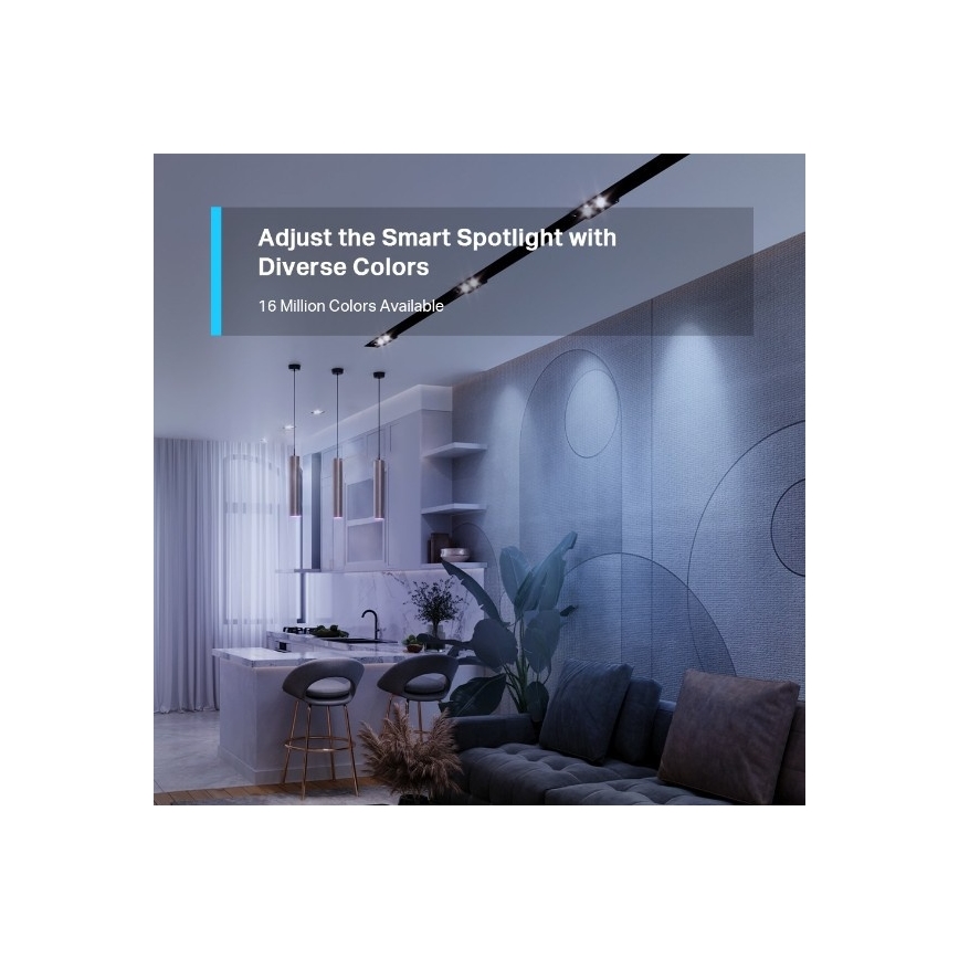 LED RGBW Dimmable Bulb GU10/3.7W/230V 2200-6500K Wi-Fi - TP-Link