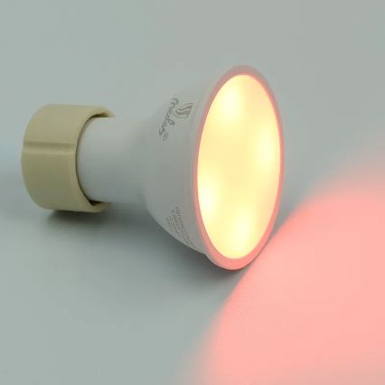 LED RGBW Dimmable bulb GU10/4,5W/230V 2700-6500K Wi-Fi Tuya
