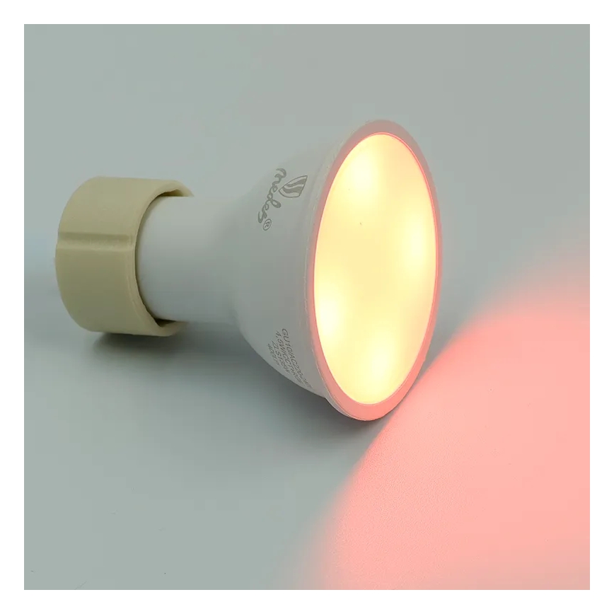 LED RGBW Dimmable bulb GU10/4,5W/230V 2700-6500K Wi-Fi Tuya