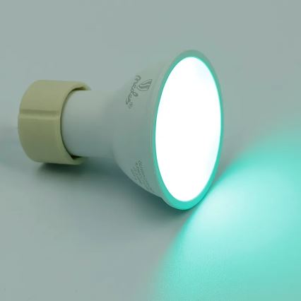 LED RGBW Dimmable bulb GU10/4,5W/230V 2700-6500K Wi-Fi Tuya