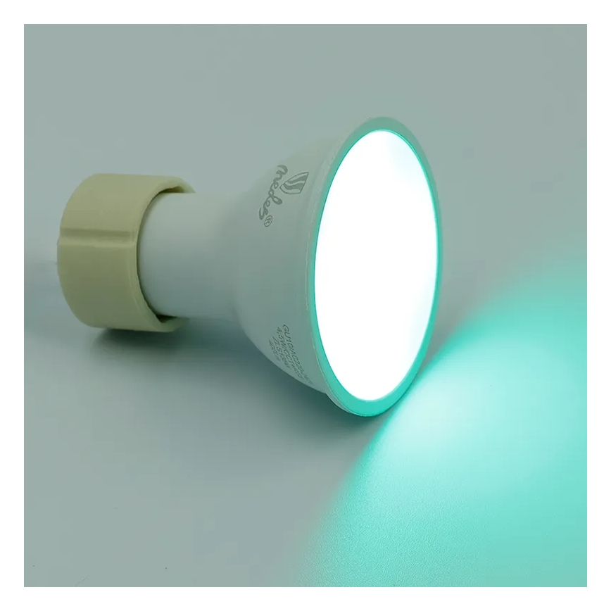 LED RGBW Dimmable bulb GU10/4,5W/230V 2700-6500K Wi-Fi Tuya