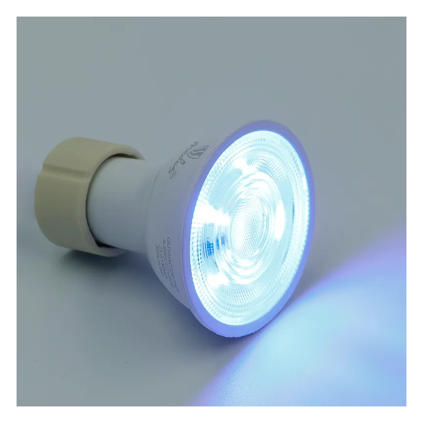 LED RGBW Dimmable bulb GU10/4,5W/230V 2700-6500K Wi-Fi Tuya