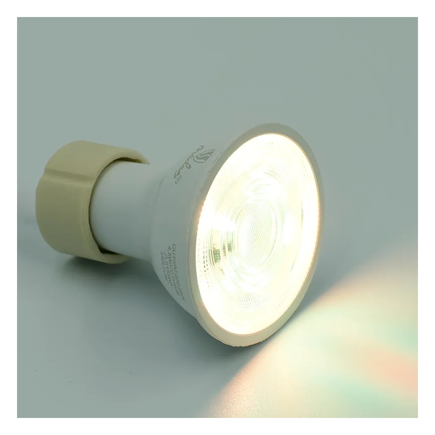 LED RGBW Dimmable bulb GU10/4,5W/230V 2700-6500K Wi-Fi Tuya