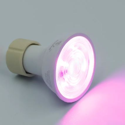 LED RGBW Dimmable bulb GU10/4,5W/230V 2700-6500K Wi-Fi Tuya