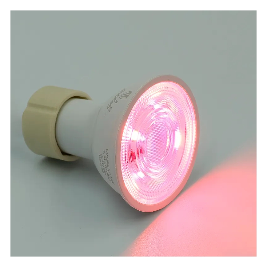 LED RGBW Dimmable bulb GU10/4,5W/230V 2700-6500K Wi-Fi Tuya