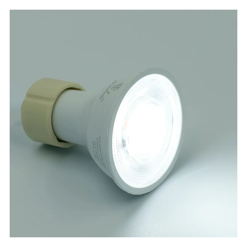 LED RGBW Dimmable bulb GU10/4,5W/230V 2700-6500K Wi-Fi Tuya