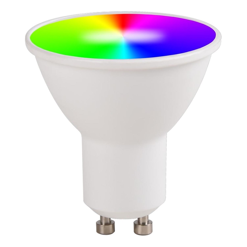 LED RGBW Dimmable bulb GU10/5,5W/230V 3000-6500K Wi-Fi