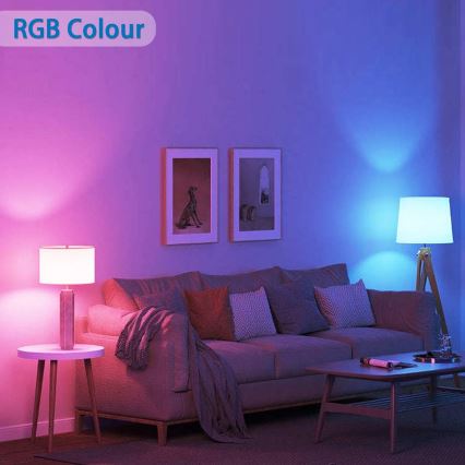 LED RGBW Dimmable bulb GU10/6,5W/230V 2700-6500K Wi-Fi - Aigostar